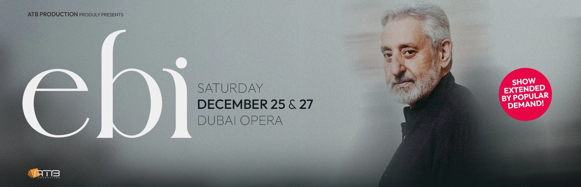 Ebi Live at Dubai Opera — banner