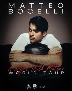 A Night with Matteo Bocelli — banner