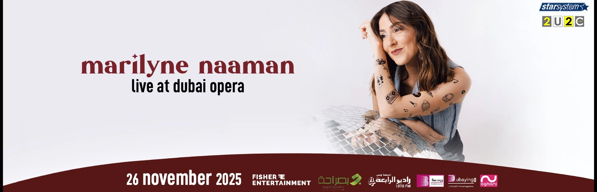 Marilyne Naaman at Dubai Opera — banner