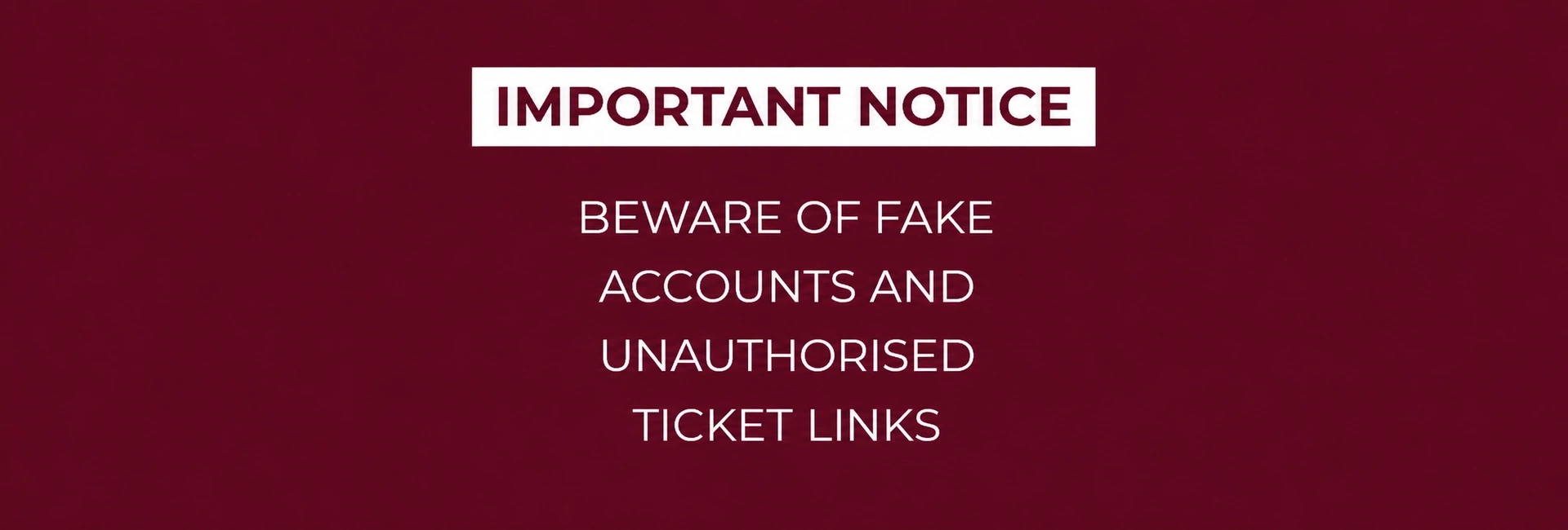 Fake Ticketing